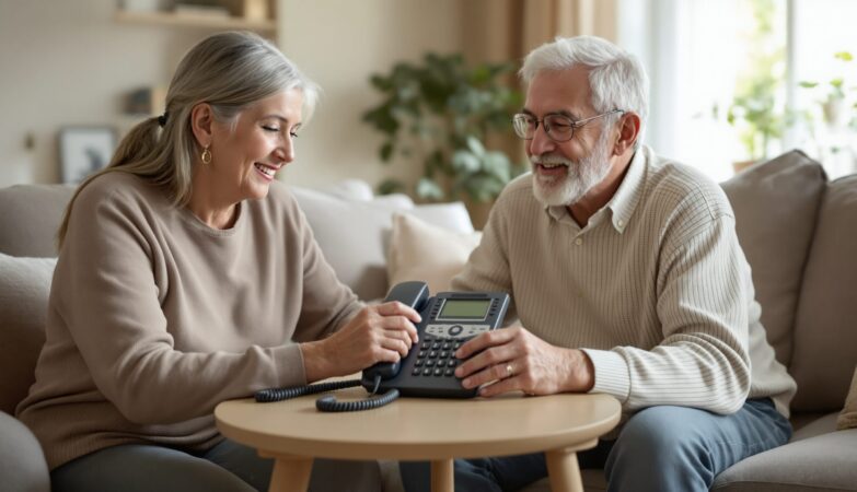 telephone fixe senior